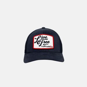 Live Free Patch Blue Hat